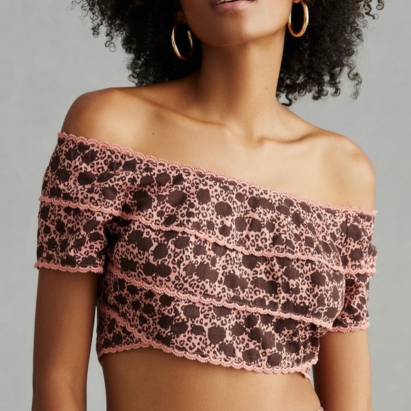 NWT Anthropologie midriff top sizes 10 & 6 cropped shirt belly short blouse new - Picture 3 of 10